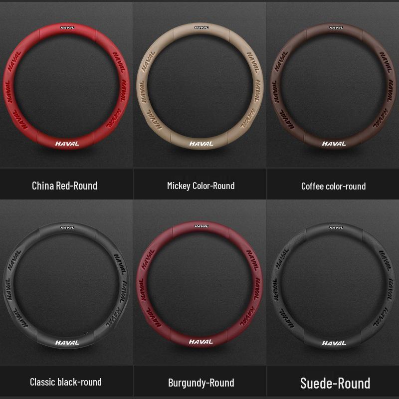 Haval 3rd Gen Steering Wheel Cover: Fits H6, Coupe M6, H2, H5, H4, H7, H9, F5, F7X, Big Dog - All Seasons