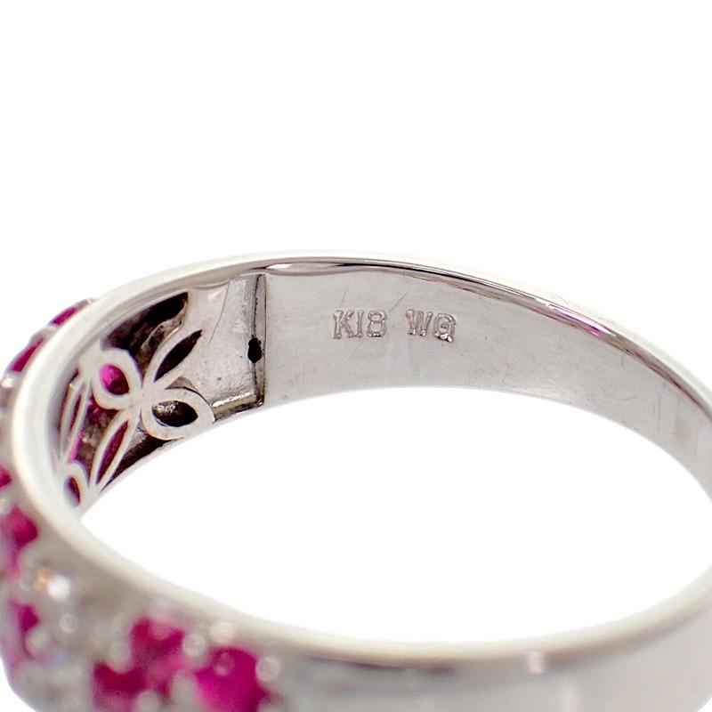 no brand  #15(JP Size) ring K18 white gold Women