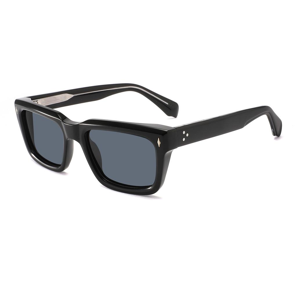 Luxury Premium Acetate Polarized Sunglasses Men Women European American New Square Frame UV400 Protection Driving Sun Glasses