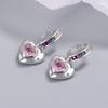 925 Sterling Silver Shining AAA Zircon Flower Earrings for Women's Temperament Banquet Jewelry Anniversary GiftGood product