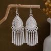 Vintage European & American Style Hollow Fashion Pendant Earrings for Women