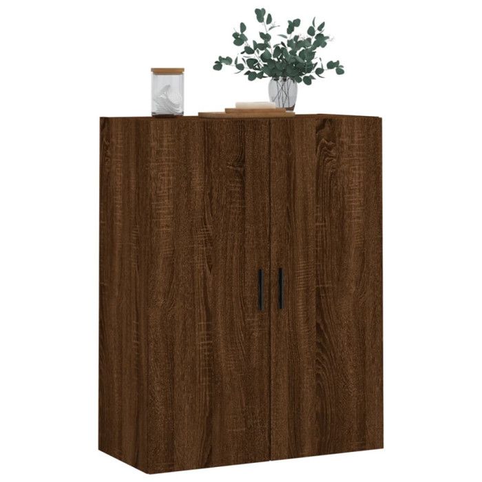 VidaXL Armoire murale chêne marron 69,5x34x90 cm 828443
