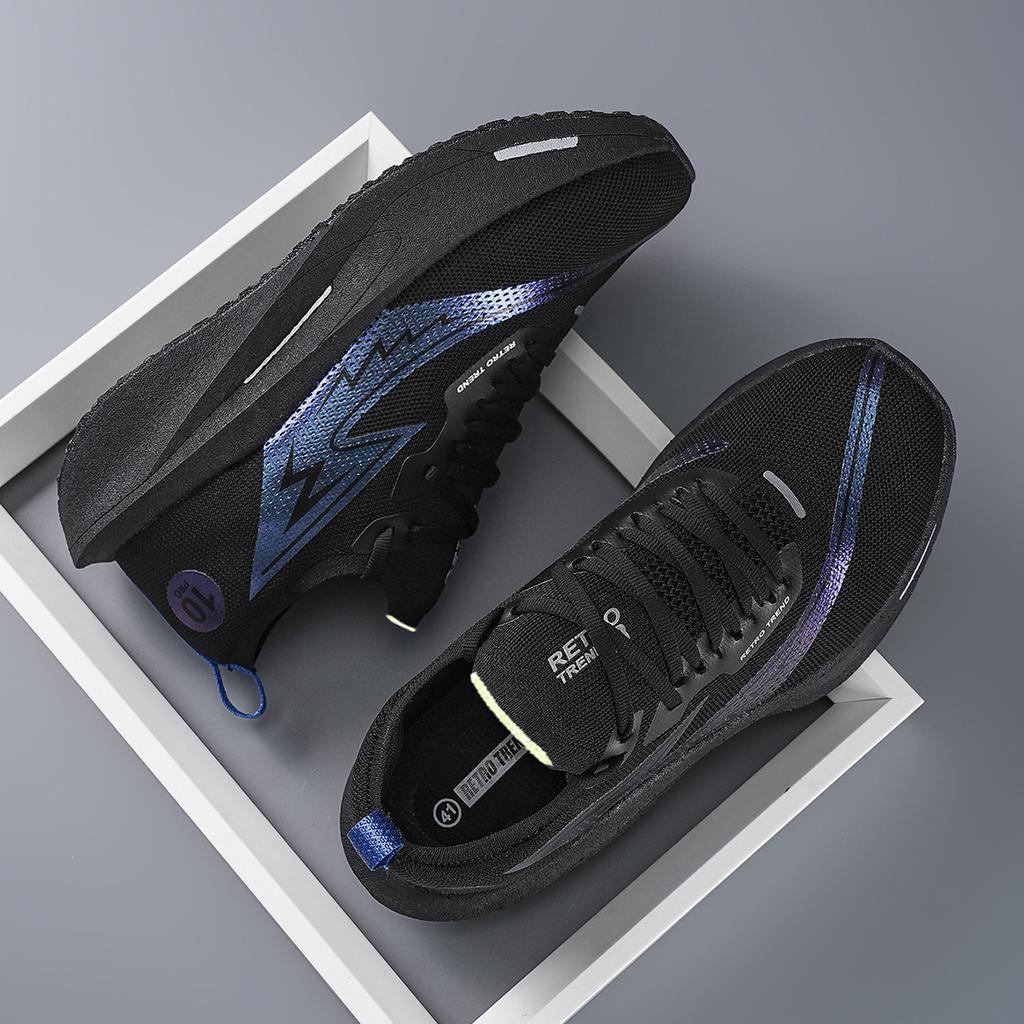 Men Sports Speciality Running Shoes Carbon Board Marathon Breathable Lightweight Women'S Comfortable Athletic Nonskid Sneakers