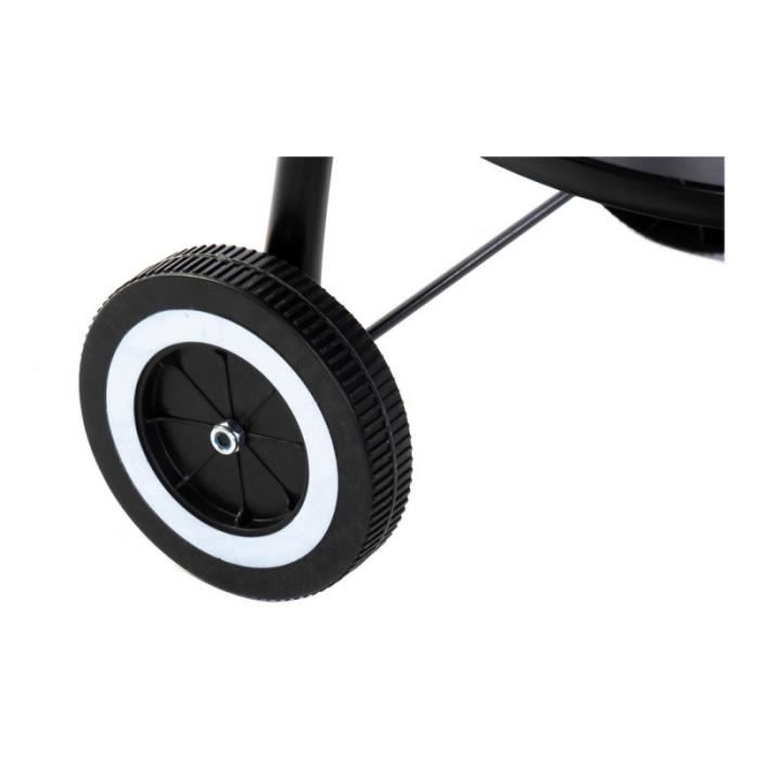 Roues de barbecue au charbon de bois - DKD Home Decor - Métal - Blanc