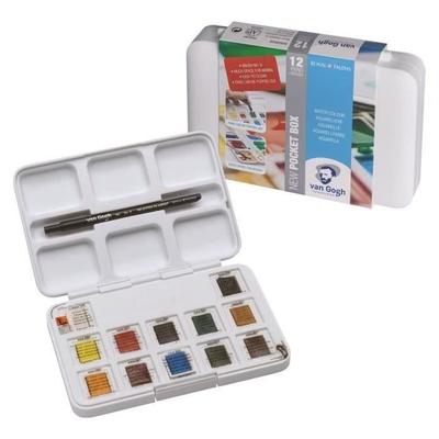 VAN GOGH Watercolor Pocket Box 12 1/2 Pans