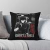 Ghost In The Shell Motoko Kusanagi Square Pillowcase Polyester Linen Velvet Printed Zip Decor Home Cushion Cover