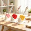 Desktop Stationery Storage Cute Melting Popsicle Pen Holder, Unique Decorative Organizer, Fun Office Supplies Durable PLA Container for And