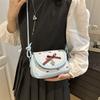 Fashion lace high-end sense niche shoulder bag women's new sweet personality printing casual versatile messenger bag