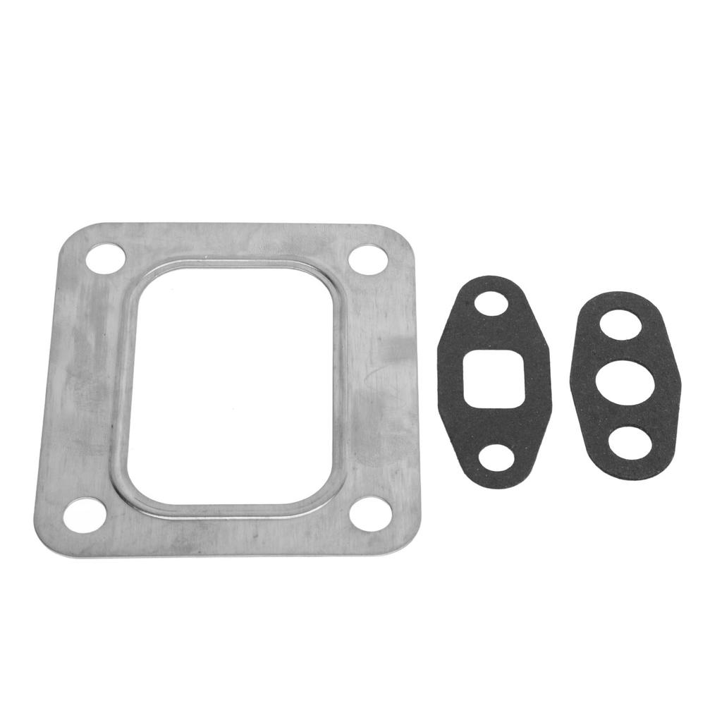 Turbine Inlet Oil Gasket Set Stainless Steel Rustproof 3755843 for T4 T04 Flange Turbo