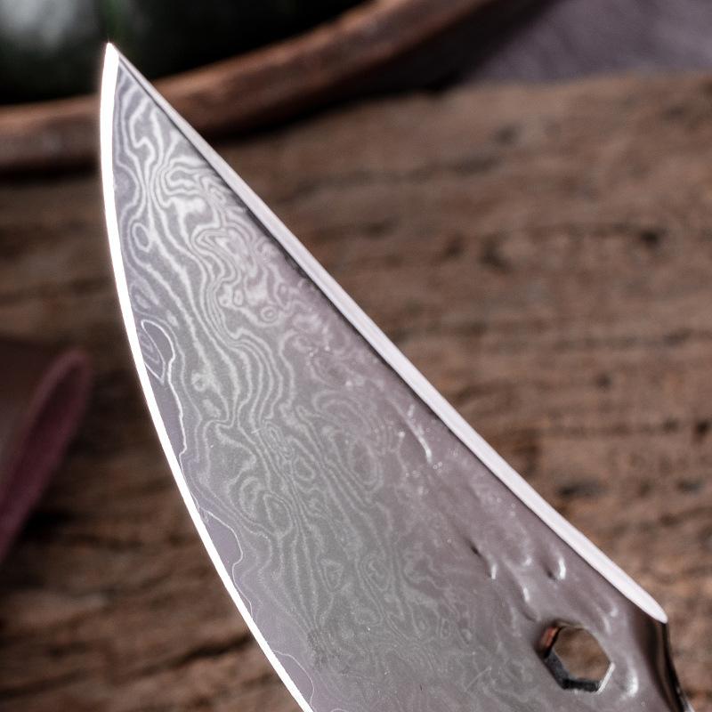 Kitchen Knives Handmade Forged Meat Cleaver Butcher Boing Knife Wood Handle Cleaver Meat Chopping Vegetables Kitchen Chef Knives