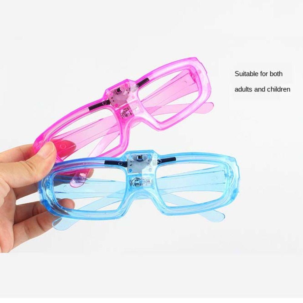 LED Glasses Adult Glow Sticks Glasses Luminous Glasses Shutter Shades Glasses Flashing Glasses