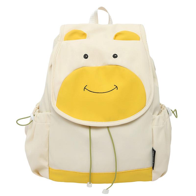 Trendy Urban Canvas Backpack With Soft Structure And Internal Pockets Document