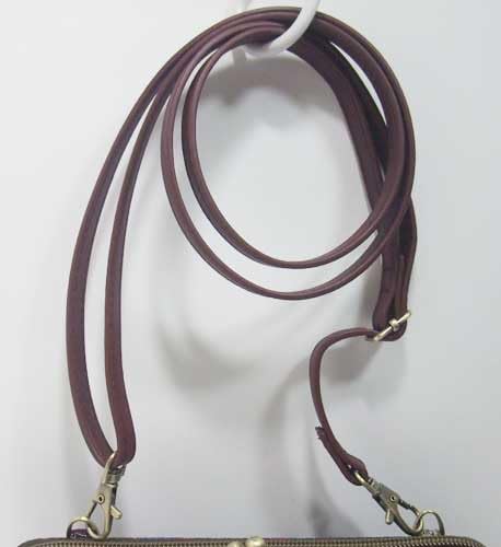 Watanabe Moomin Jacquard Wallet Shoulder Bag, Doodle, Brown