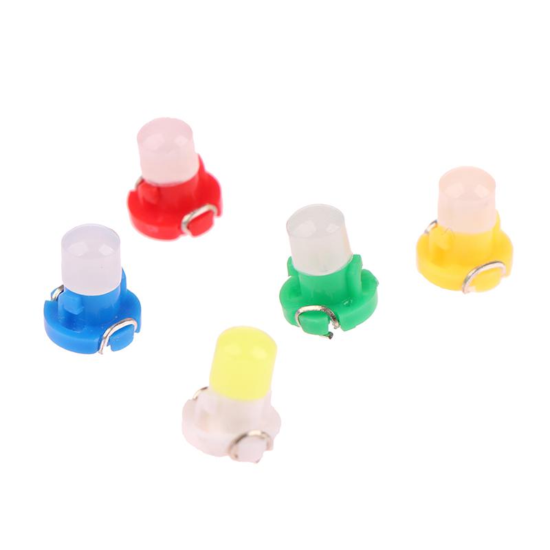 10Pcs T3 Dash Indicator Light Panel Bulb Cob 1Smd Wedge Led Instrument Lamp