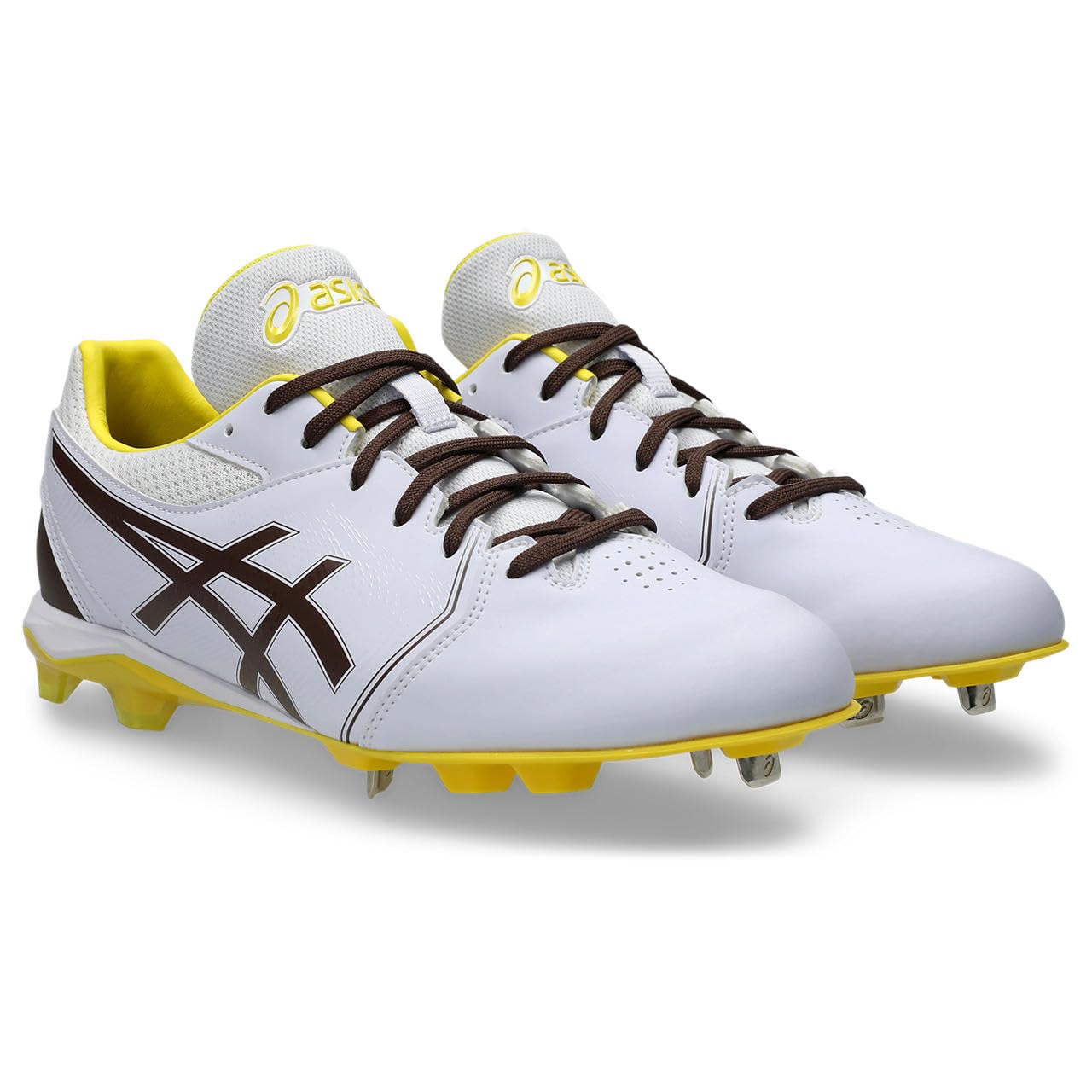 

ASICS NEOCONNECT Baseball Shoes Unisex Size 105 1123A054, Adult, (White/Dark Brown), 27.5 cm, 2.5E