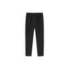 Anta Training Series Solid Color Logo Waterproof Oil Resistant Straight Leg Knitted Sports Pants Men Pants Black 952317501-2