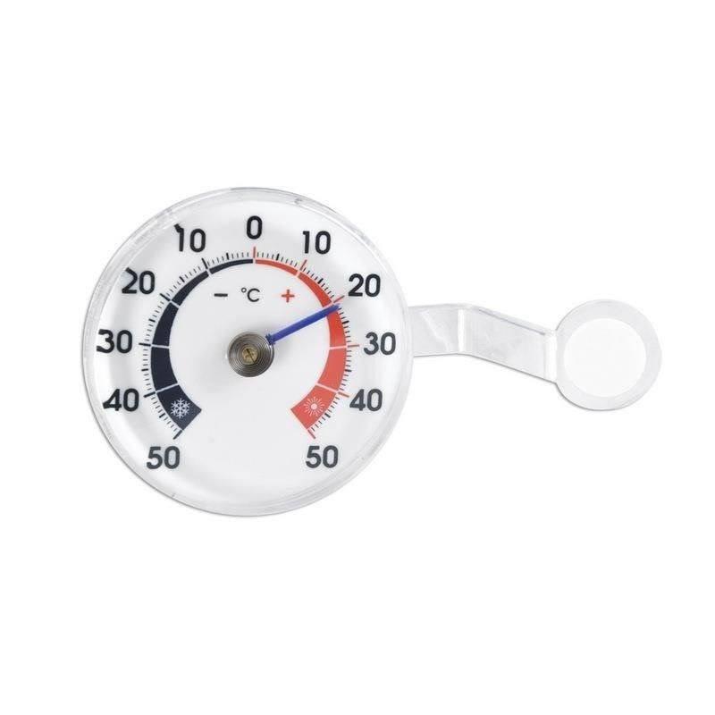 Self-Adhesive Outdoor Thermometer for Window Glass, No Drilling Required