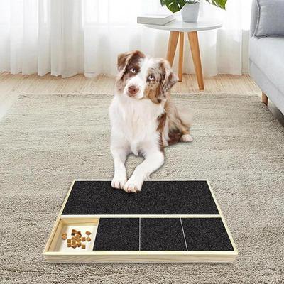 Hunde Kratz Quadratische Matte Haustier Pfote Kralle Quadratische Kratz Trimmbrett Holz Feilen Kratzbrett Polierpads Für Haustier Hund Mittlerer Hund