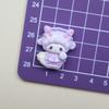 10/80PCS Bright Multi-color Lamb Cartoon DIY Cream Glue Small Accessories, Hole Shoe Buckle Material, Resin Small Accessories