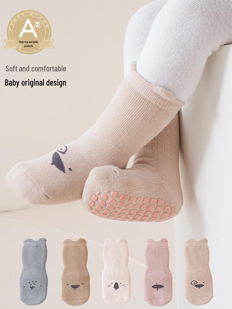 2025 Unisex Toddler Thick Warm Non-slip Terry Socks for Autumn/Winter