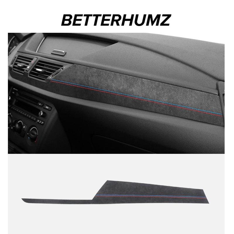 For BMW X1 E84 2010-2014 Made of Alcantara Dashboard Panel trument Trim Cover M Performance Sticker Car Interior Accessories