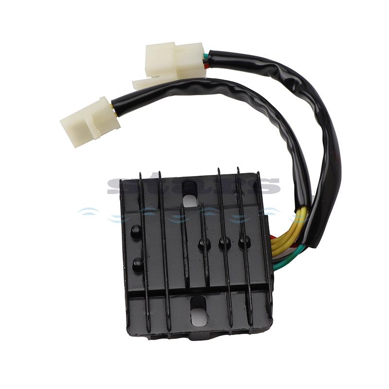 DC Voltage Regulator Rectifier 12V 6 Wires For GY6 50cc 125cc 150cc 200cc 250cc Motorcycle Dirt Bike Scooter ATV Quad Go-Kart