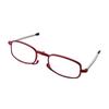 Frame +1.0~+4.0 Metal Folding Reading Glasses Women's Reading Glasses With Storage Bag Key Chain
