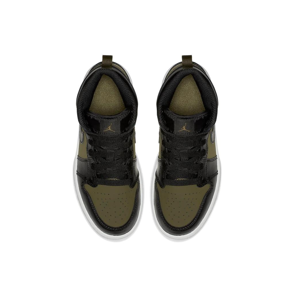 Jordan 1 Toile Olive Foncé PS 640734-301