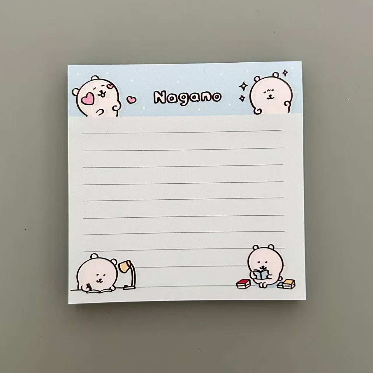 

Cartoon Self Deprecating Bear with Good Looks and Sticky Notes for Students To Take Study Leave That Can Be Torn Without Leaking