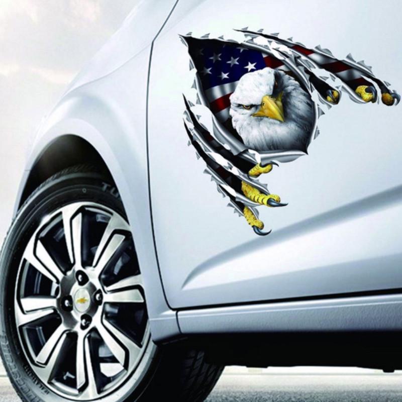 Buy Flying Eagle Reflective Car Sticker Decal Flying Hawk Auto Truck ...