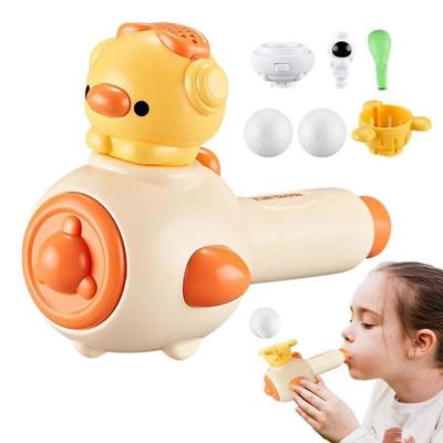 Cartoon Balloon Launcher Toy 3-in-1 Educational Toys Breathing Exerciser Toys  Toddler