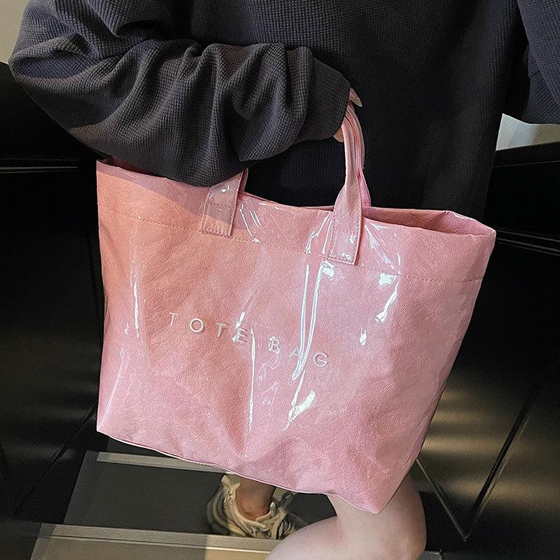 Hot Sale Retro DuPont Paper Casual Commuter Tote Bag Personalized Commuter Large Capacity Tote Bag Women