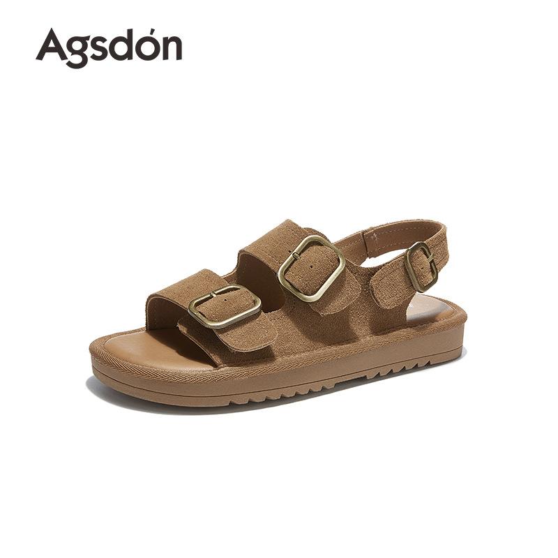 

Augustus Denboken Sandals Women s 2025 Summer New Fashion Retro with Skirt One Word with Flat Bottom Cool Slippers 40