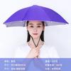 Umbrella Hat with Headgear, Sun Protection Fishing Hat, Rainproof Tea-Picking Hat, Umbrella Hat, Poncho, Helmet Umbrella