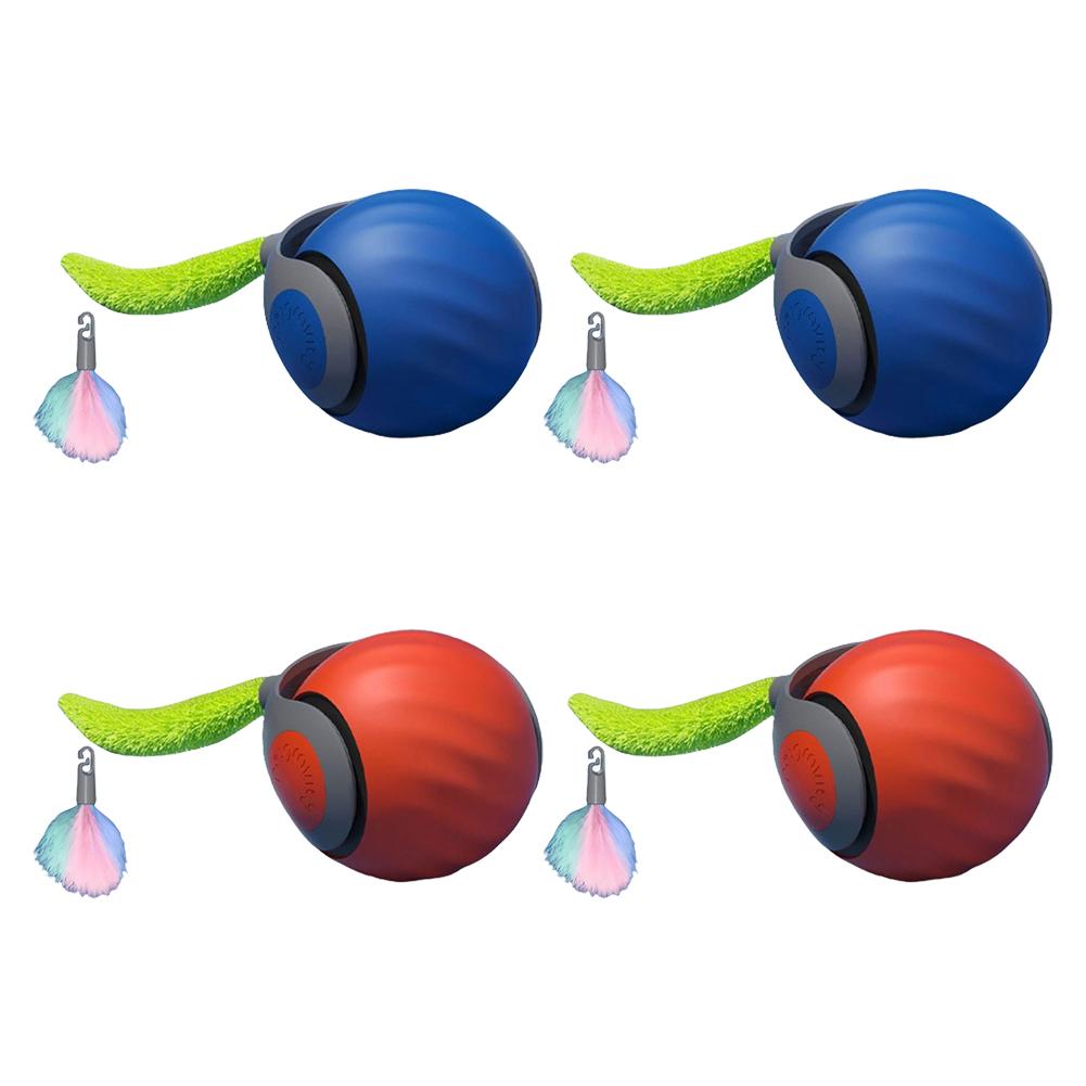 Speedy Tail 2.0 Kattleksaker, 2025 Ny Generation Smart Interaktiv Kattleksaksboll, Två Hastighetsjusteringar, Automatisk Rörlig Kattleksaksboll