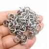 100-300 Pezzi 3-12mm Acciaio Inossidabile Anelli Aperti Divisi Anello O Connettore per Collana Bracciale Gioielli Componenti per Creazione All'ingrosso