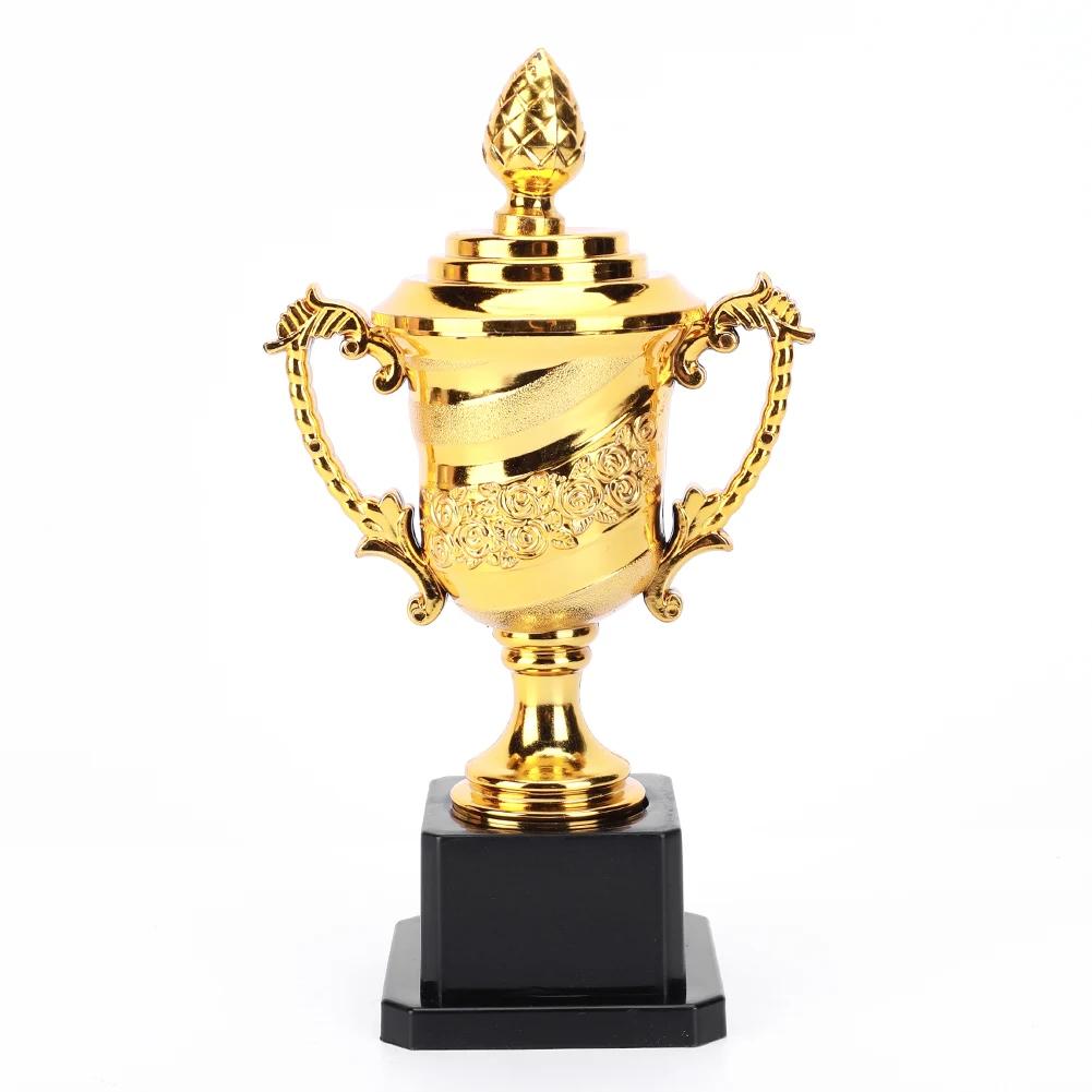 Gold Trophy Reward Trophy Cup Competition Soccer Small Prize Cup Winners Award Trophy for Basketball Football Winners Gifts