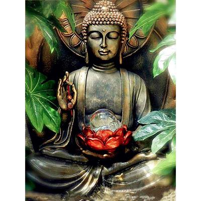 Buddha Statue 5D DIY Full Drill Diamond Painting Cross Stitch Mosaic Kits Crafts