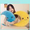 Cozy Soft Moon Pillow Plush Cushion For Children With Cute Animal Design Ideal For Sofa Or Bed
