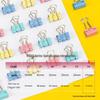 Deli 15mm Colorful Metal Binder Clips