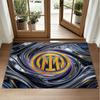 Borussia Dortmund Design Crystal Velvet Rug Soft Decorative Mat for Bedroom Entrance