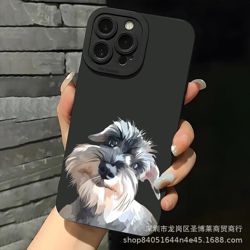 Cute dog for apple 15 mobile phone case iphone12promax case 14/13/11/XSMAX pupil eye 16