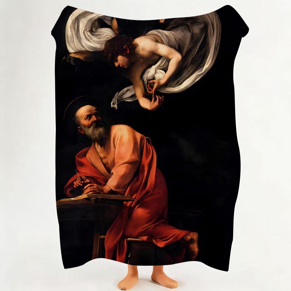 Artist C Caravaggio Throw Flannel Throw Blanket Suitable for Sofa Living Room Bedroom 75cmx90cm