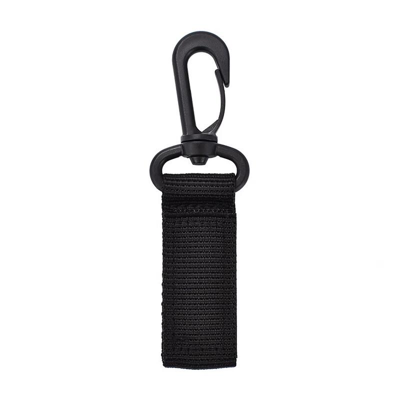Tactical Nylon Webbing Keychain with Hook