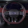 For Ford Edge 2025 Mondeo -2025 Hand-stitched Non-slip Black Brown  Leather Car Steering Wheel Cover