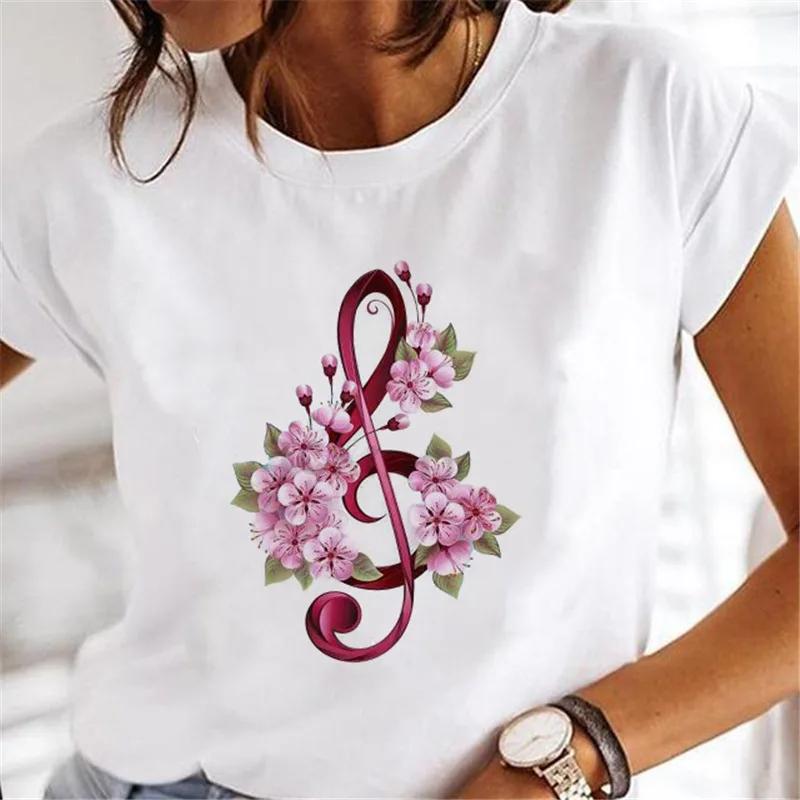 Women's Printed Short-sleeved T-shirt Clothing Tops Casual Loose Daily Clothing