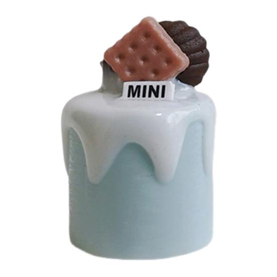 Mini Dessert Model 1:12 Scale Miniature Cake Handmade Resin Food Accessories for Doll Mansion Decoration Kids Pretend Play