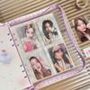 10pcs Binder Photocards Binder A5 Inner Page Book Binding Machine Idol Picture Collect Book Kpop Postcard Binder Protector