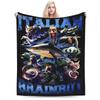 Italian Brainrot Plus Vintage Blanket Super Soft Novelty Plush Throw Blanket For Girls Boys Couch Chair Sofa Bed Bedspread Bed