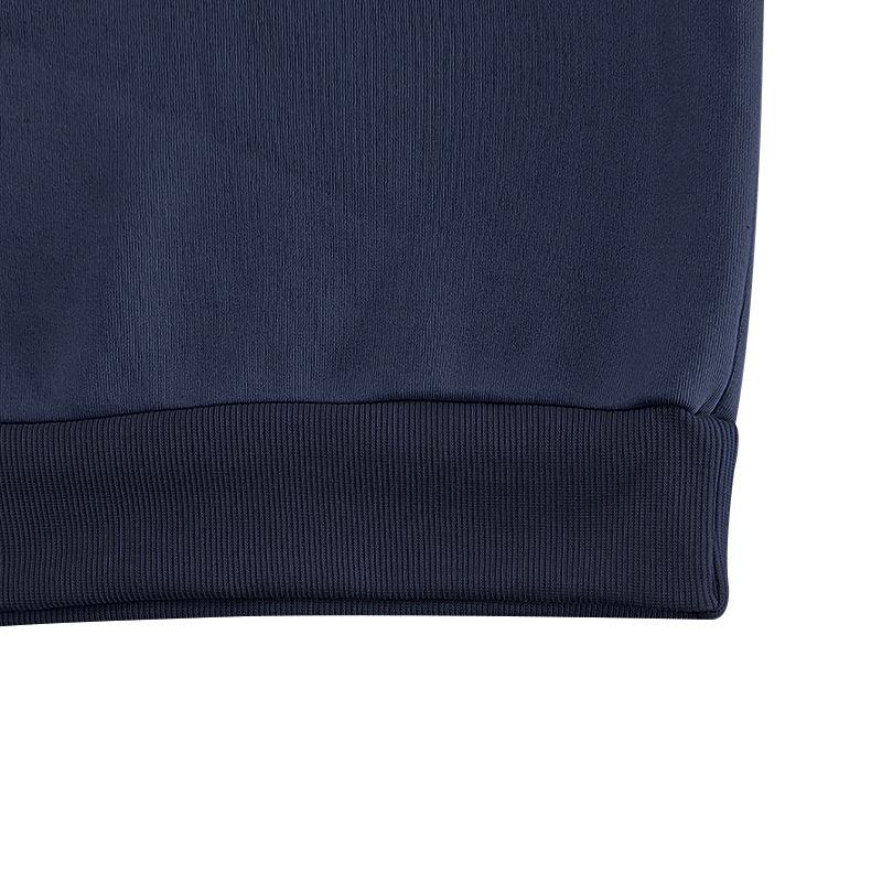 Hanorac american nou, vintage, brodat, cu jumătate de fantă, pentru bărbați, mărime mare, cu mânecă lungă, hanorac